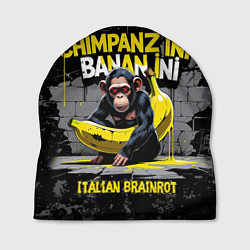 Шапка Итальянские мемы шаманзини бананини, цвет: 3D-принт