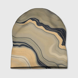 Шапка Песочный мрамор, цвет: 3D-принт