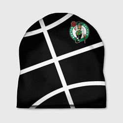 Шапка Boston Celtics black, цвет: 3D-принт