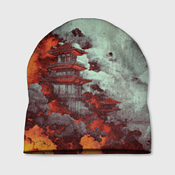 Шапка Башня в облаках