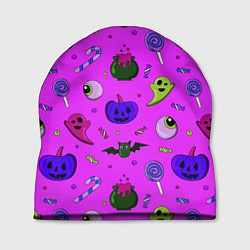 Шапка Halloween pink, цвет: 3D-принт