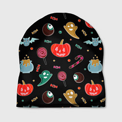 Шапка Halloween red pumpkin, цвет: 3D-принт