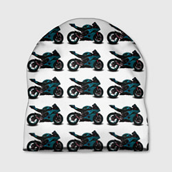 Шапка Motorbike blue
