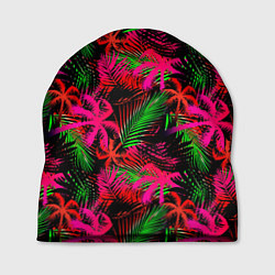 Шапка Palm red pink, цвет: 3D-принт