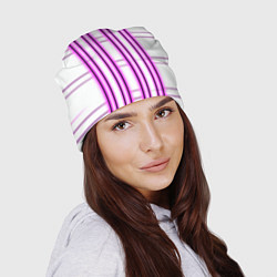 Шапка Neon pink, цвет: 3D-принт — фото 2