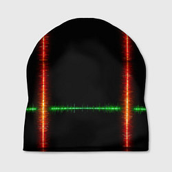 Шапка Color green orange lines, цвет: 3D-принт