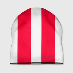 Шапка Color red white line, цвет: 3D-принт