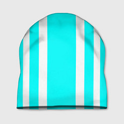 Шапка Color blue white stripes