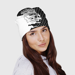 Шапка Liverpool текстура спорт, цвет: 3D-принт — фото 2