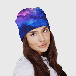 Шапка Космос неон, цвет: 3D-принт — фото 2