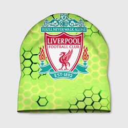 Шапка Ливерпуль кислотные соты, цвет: 3D-принт