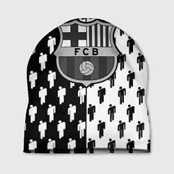 Шапка Barcelona спортивный паттерн, цвет: 3D-принт