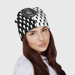 Шапка Inter паттерн люди спорт, цвет: 3D-принт — фото 2