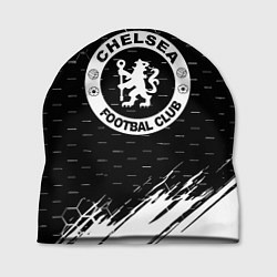 Шапка Chelsea штрихи красок текстура, цвет: 3D-принт