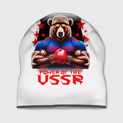 Шапка USSR медведь, цвет: 3D-принт