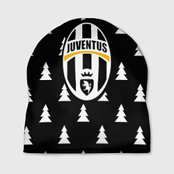 Шапка Ювентус ёлочки паттерн