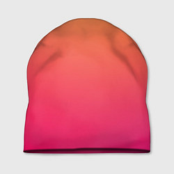 Шапка Color orange pink, цвет: 3D-принт