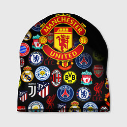 Шапка Манчестер логотипы команд