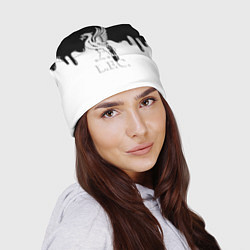 Шапка Ливерпуль разводы красок, цвет: 3D-принт — фото 2