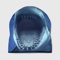 Шапка Белая акула, цвет: 3D-принт