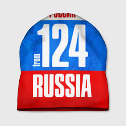 Шапка Russia: from 124, цвет: 3D-принт