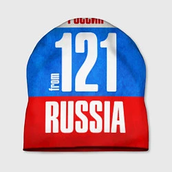 Шапка Russia: from 121, цвет: 3D-принт