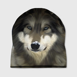 Шапка Зимний волк, цвет: 3D-принт