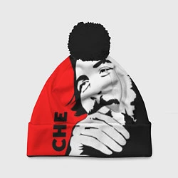 Шапка с помпоном Че Гевара, цвет: 3D-черный