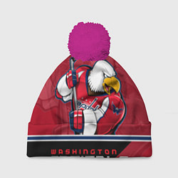 Шапка c помпоном Washington Capitals