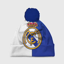 Шапка с помпоном Real Madrid, цвет: 3D-тёмно-синий