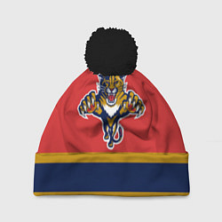 Шапка с помпоном Florida Panthers, цвет: 3D-черный