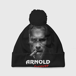 Шапка c помпоном Arnold forever