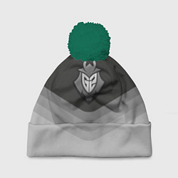 Шапка с помпоном G2 Esports Uniform, цвет: 3D-зеленый