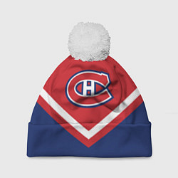 Шапка с помпоном NHL: Montreal Canadiens, цвет: 3D-белый