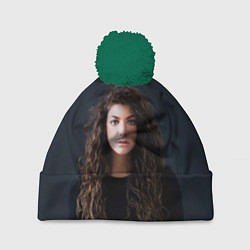 Шапка с помпоном Lorde, цвет: 3D-зеленый