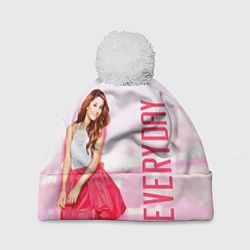 Шапка с помпоном Ariana Grande: Everyday, цвет: 3D-белый