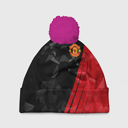 Шапка c помпоном FC Manchester United: Abstract