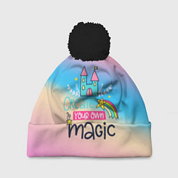 Шапка c помпоном Create your own magic