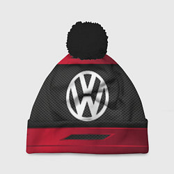 Шапка с помпоном Volkswagen Collection, цвет: 3D-черный