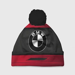 Шапка с помпоном BMW SPORT, цвет: 3D-черный