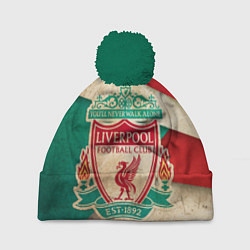 Шапка с помпоном FC Liverpool: Old Style, цвет: 3D-зеленый