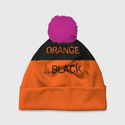Шапка с помпоном Orange Is the New Black, цвет: 3D-малиновый