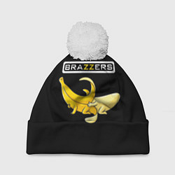 Шапка с помпоном Brazzers: Black Banana цвета 3D-белый — фото 1