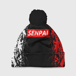 Шапка c помпоном SENPAI