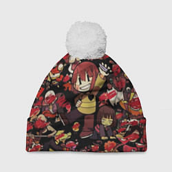 Шапка c помпоном UNDERTALE CHARA