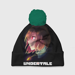 Шапка с помпоном UNDERTALE, цвет: 3D-зеленый