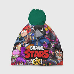 Шапка c помпоном BRAWL STARS CROW