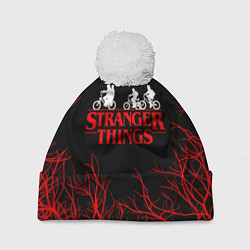 Шапка c помпоном STRANGER THINGS