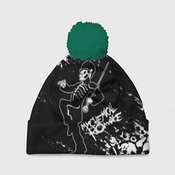 Шапка с помпоном My Chemical Romance, цвет: 3D-зеленый