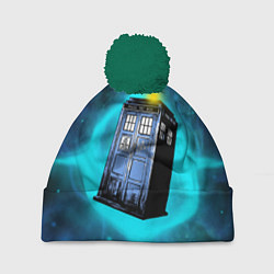 Шапка с помпоном Doctor Who, цвет: 3D-зеленый